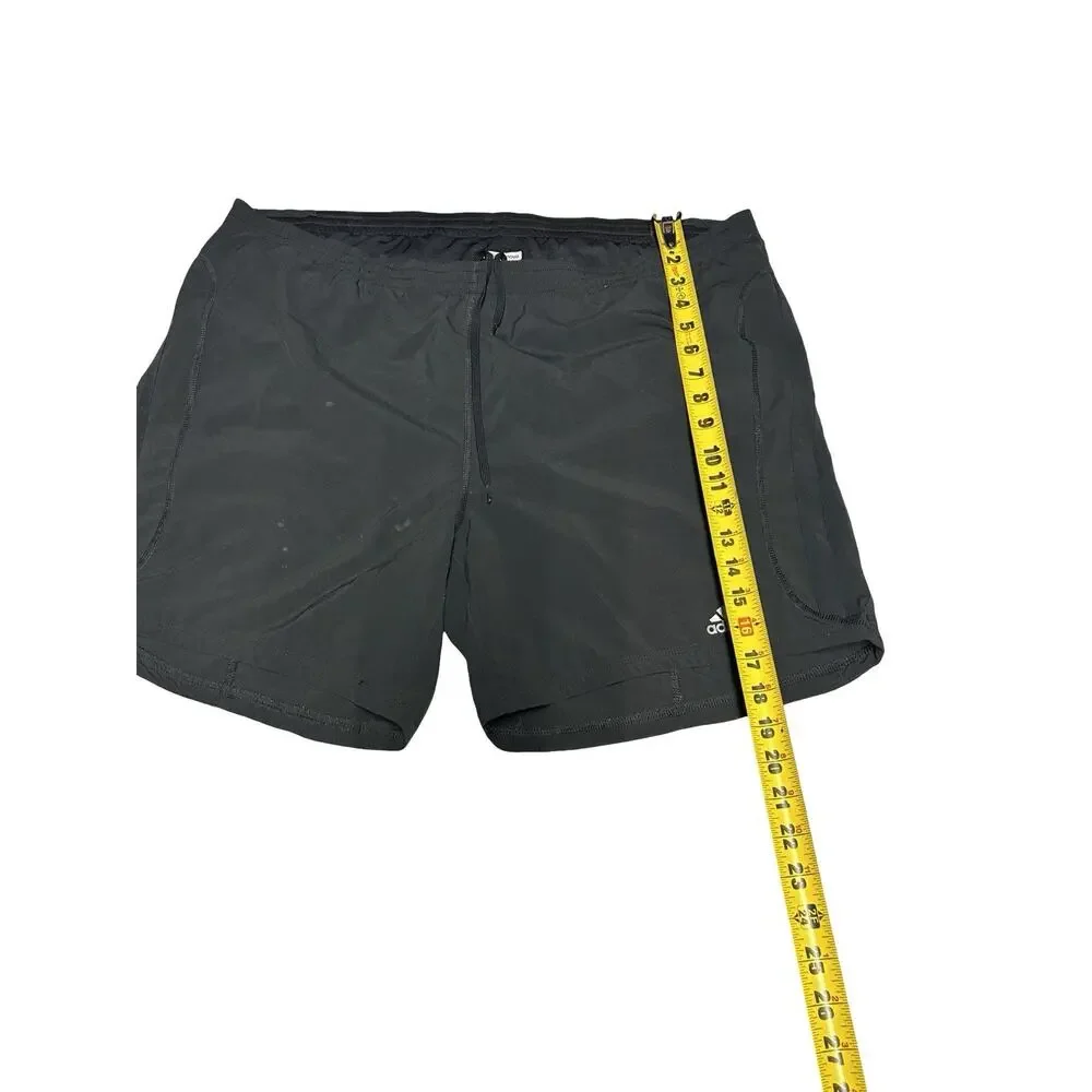 Adidas Men’s XL Black Running Athletic Shorts Drawstring Gym